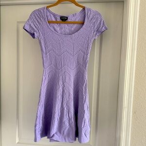 bebe Lilac Mini Dress by Bebe
